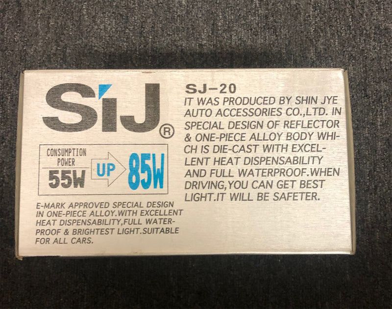BLUE SJ-20 Halogen Lamp Fog Light 55W Up to 85W Super High Power Dichroic