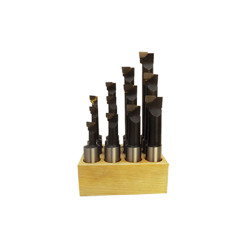 BORING BAR 12 PC x 3/4" Shank 50RC Bore C6 Carbide Tip