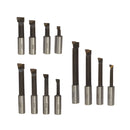 BORING BAR 12 PC x 3/4" Shank 50RC Bore C6 Carbide Tip