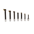 BORING BAR 7 PC x 1" Shank 50RC Bore C6 Carbide Tip