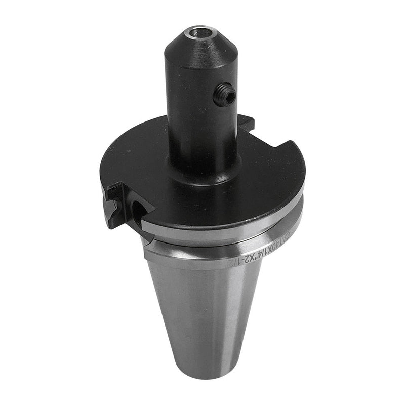 CAT40 1/4'' x 2.50'' End Mill Tool Holder Adapter G6.3 12000 RPM Coolant Thru