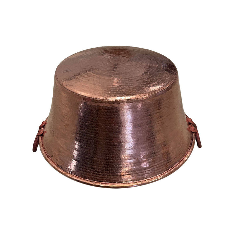 Cazo De Cobre Para Carnitas Tacos Large Jam Pan 26" Heavy Duty Gauge Copper