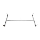 CHROME Gondola Base Floor Stand Display Gridwall Grid Panel Retail Fixture 50" x 25"