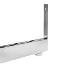 CHROME Gondola Base Floor Stand Display Gridwall Grid Panel Retail Fixture 50" x 25"