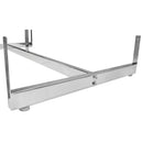 CHROME Gondola Base Floor Stand Display Gridwall Grid Panel Retail Fixture 50" x 25"