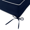 Outdoor lounge chair cushion