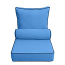 Outdoor lounge chair cushion