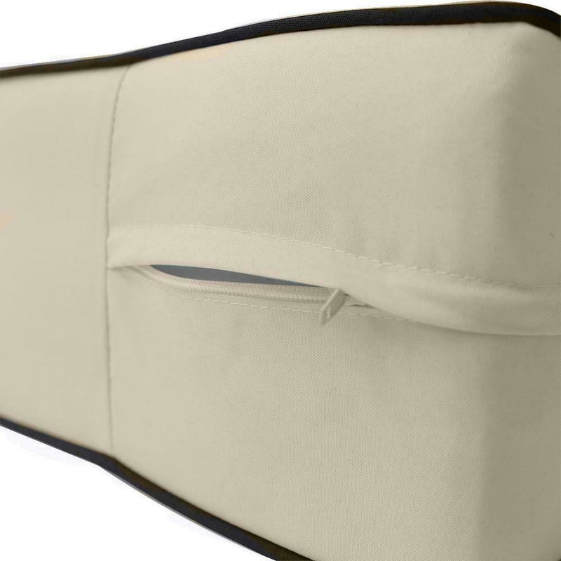 Outdoor lounge chair cushion