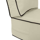 Outdoor lounge chair cushion