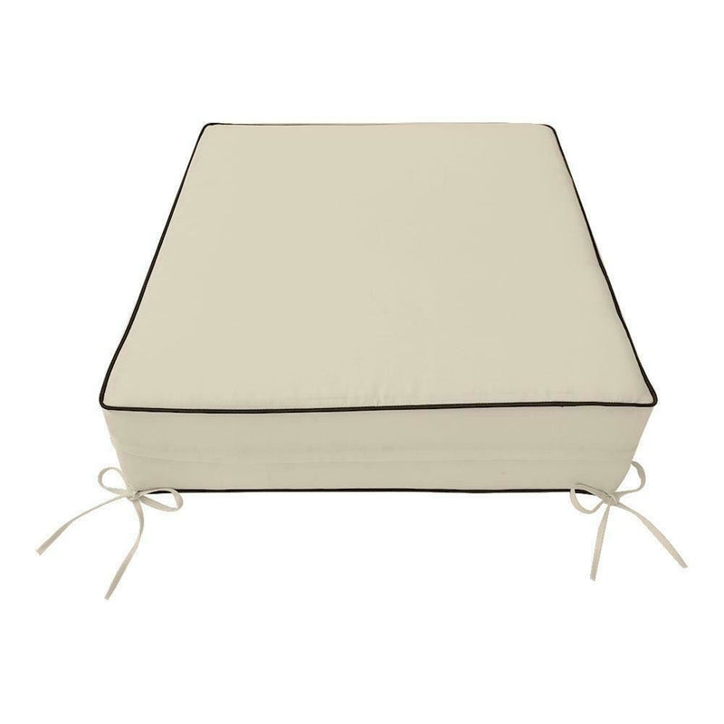 Outdoor lounge chair cushion