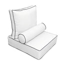 Outdoor lounge chair cushion