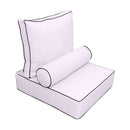 Outdoor lounge chair cushion