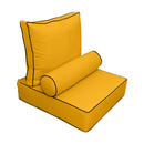 Outdoor lounge chair cushion
