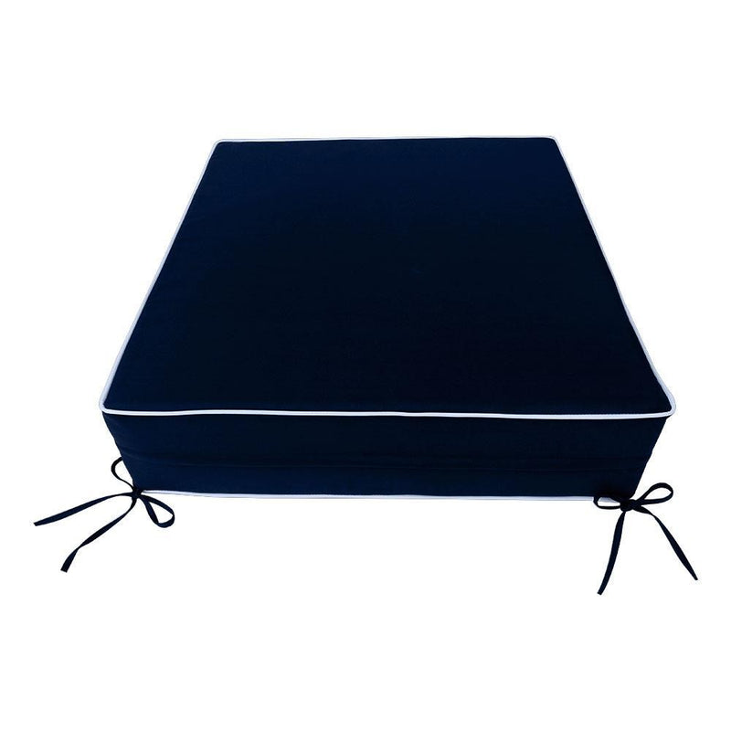 Outdoor lounge chair cushion