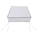 Outdoor lounge chair cushion