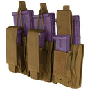 Condor Coyote 5.56-.223 Molle Pals Tactical Open Top Triple Kangaroo Pouch Magazine Mag Pouch GENII