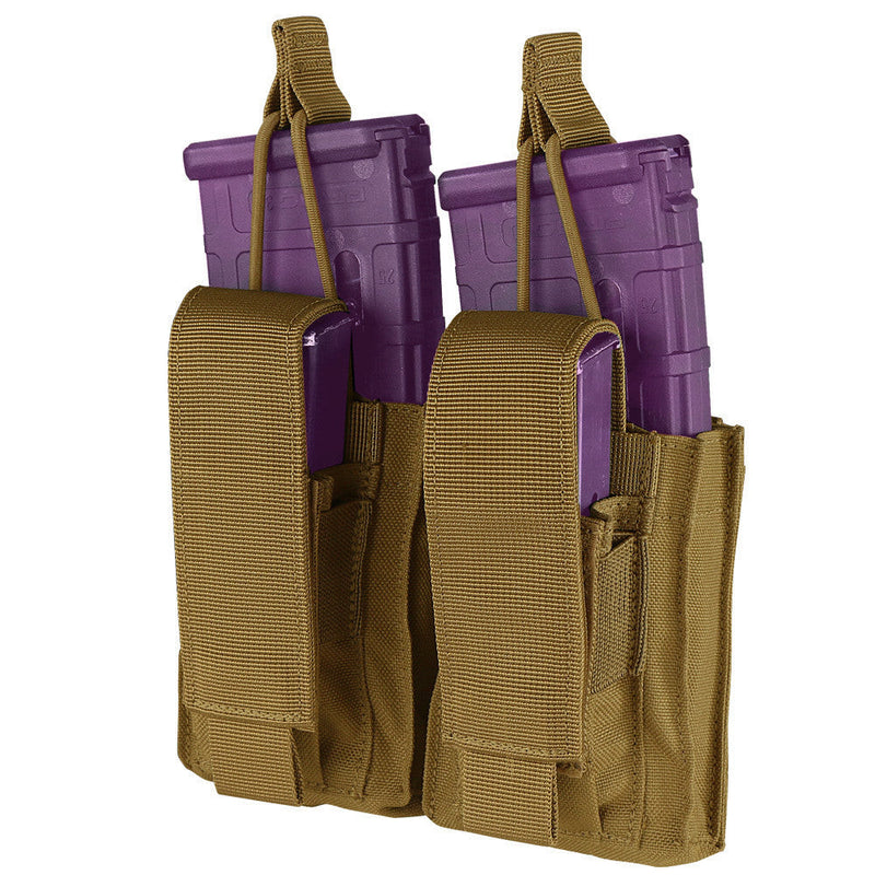 Condor Coyote GenII 5.56-.223 Molle Pals Tactical Open Top Double Kangaroo Pouch Magazine Mag Pouch