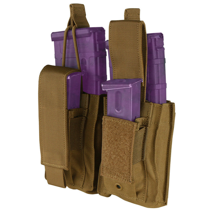 Condor Coyote GenII 5.56-.223 Molle Pals Tactical Open Top Double Kangaroo Pouch Magazine Mag Pouch