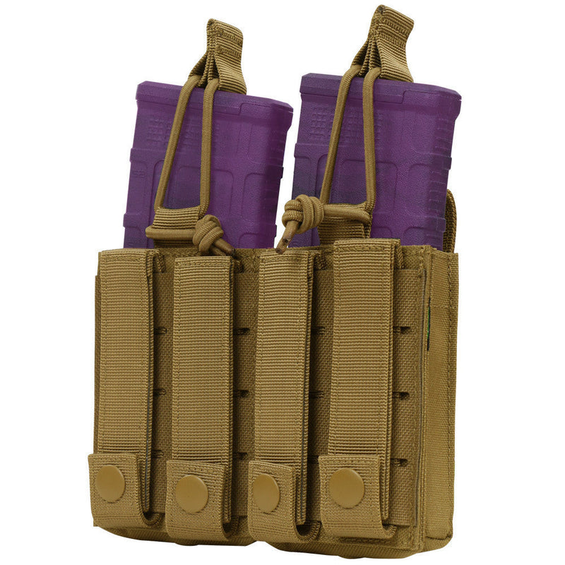 Condor Coyote GenII 5.56-.223 Molle Pals Tactical Open Top Double Kangaroo Pouch Magazine Mag Pouch