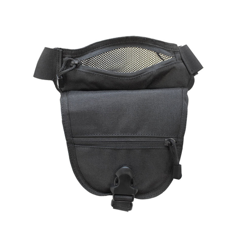 Condor Cross Over Drop Leg Rig Magazine Mag Dump Utility Pouch Leg Pouch Carrier-BLACK