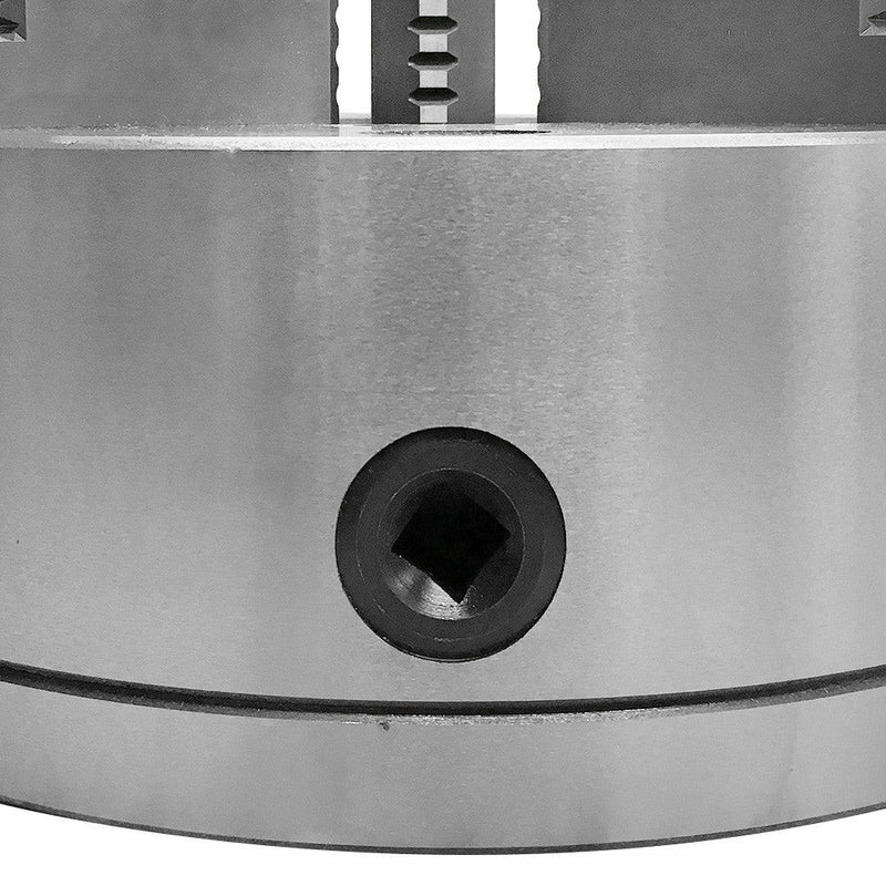 D1-6 Direct Mount 10'' Self Centering Lathe Chuck 3 Jaw CNC Drilling Milling Machine