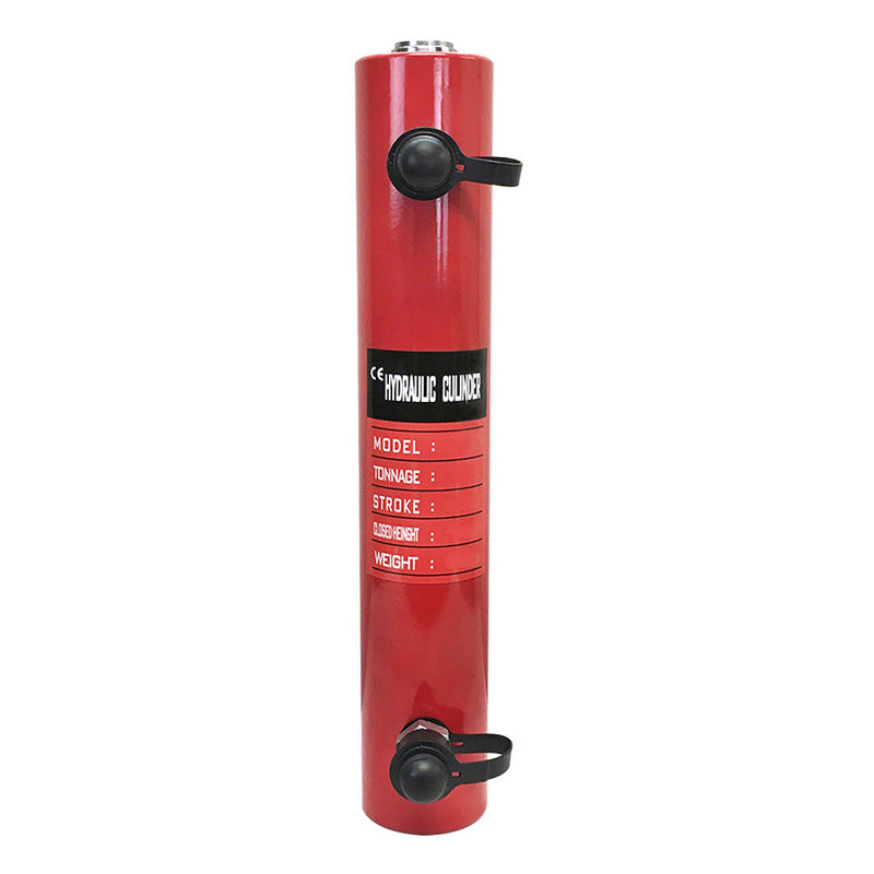 Double Acting 20-Ton Hydraulic Cylinder 10" Stroke Jack Ram 16" Closed Height
