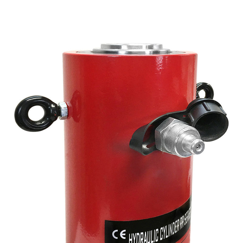 Double Acting 50-Ton Hydraulic Cylinder 8" Stroke Jack Ram 15.35" Closed Height