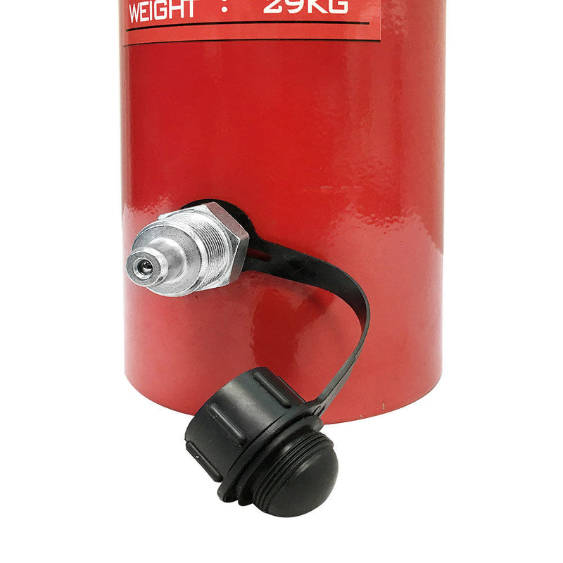 Double Acting 50-Ton Hydraulic Cylinder 8" Stroke Jack Ram 15.35" Closed Height