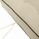 Double Piped w-Buttons Ottoman Cushion Chair Seat In-Outdoor Polyester 23 x 23 x 5 -AD006