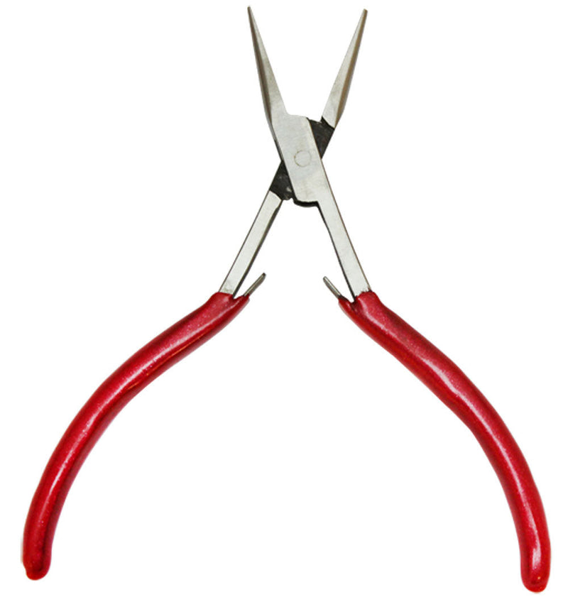 Double Spring 5-1/2'' Slim Long Nose Plier Grabbing Picking Jewelry Pliers Tool