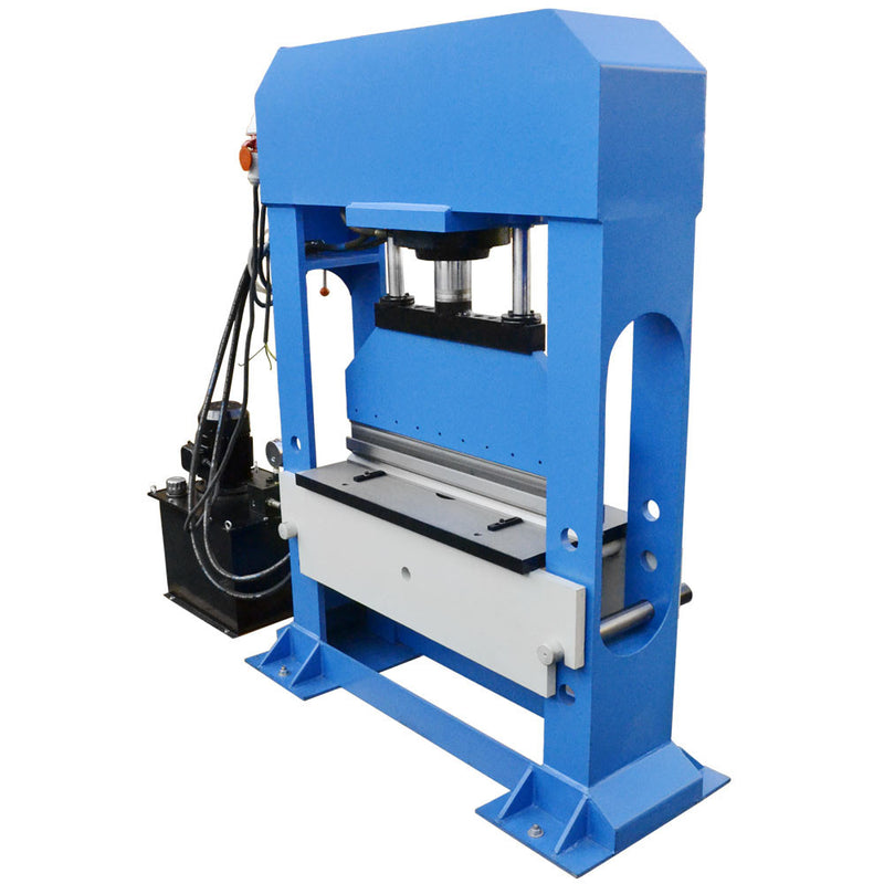 Electric 100 Ton Hydraulic Press Brake Bender Bending 3 Phase 220 Volt - 38" x 3/8"