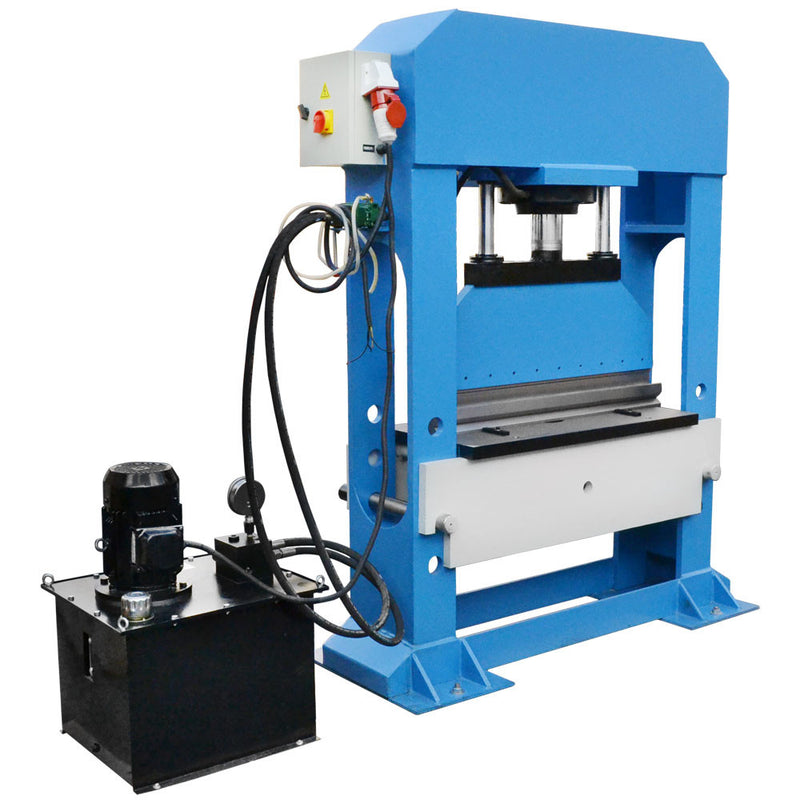 Electric 200 Ton Hydraulic Press Brake Bender Bending 3 Phase 220V - 38" x 5/8"