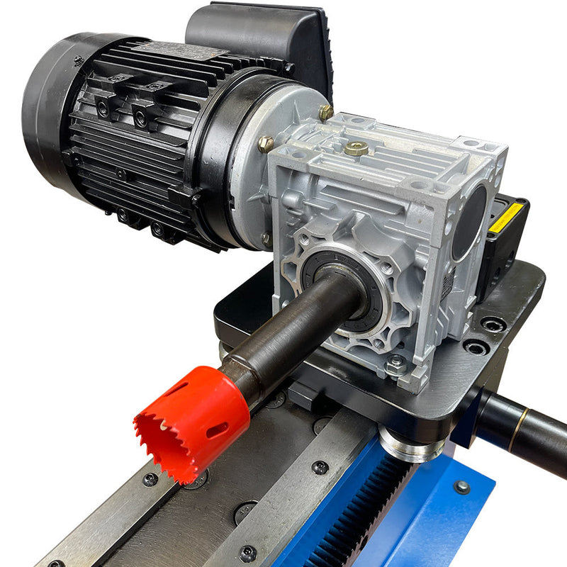 Electric 3-4-HP 1--2 to 3" Tube Pipe Notcher Quick Release Vise Solid Taper