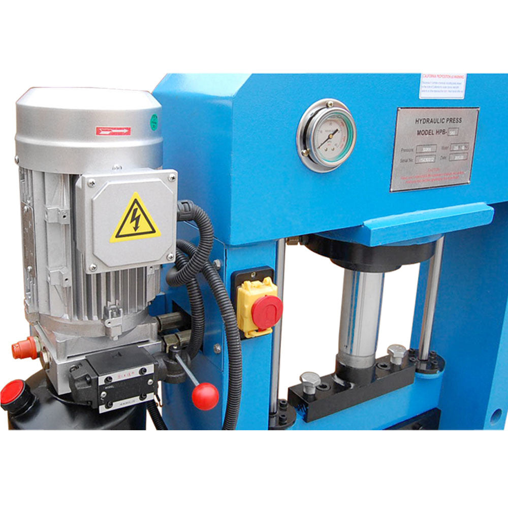 Electric 30 Ton Hydraulic Press Brake Bender Bending 3 Phase 220 Volt - 18.5" x 5/32"