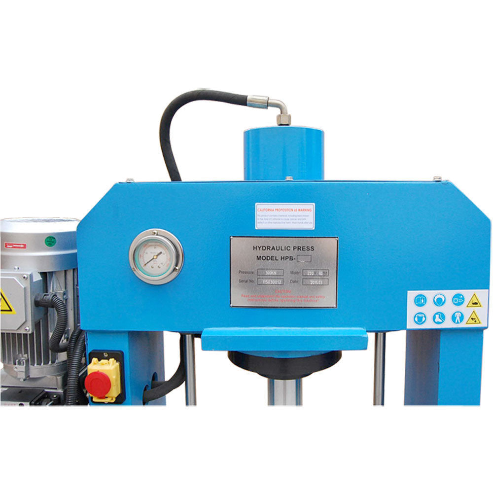 Electric 30 Ton Hydraulic Press Brake Bender Bending 3 Phase 220 Volt - 18.5" x 5/32"