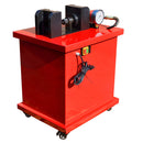 Electric 4-3/4" x 3/8" Thickness BUSBAR Bender Cuttter Puncher w-4 Dies Hydraulic 2 Speed - 110 volt