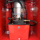 Electric 4-3/4" x 3/8" Thickness BUSBAR Bender Cuttter Puncher w-4 Dies Hydraulic 2 Speed - 110 volt