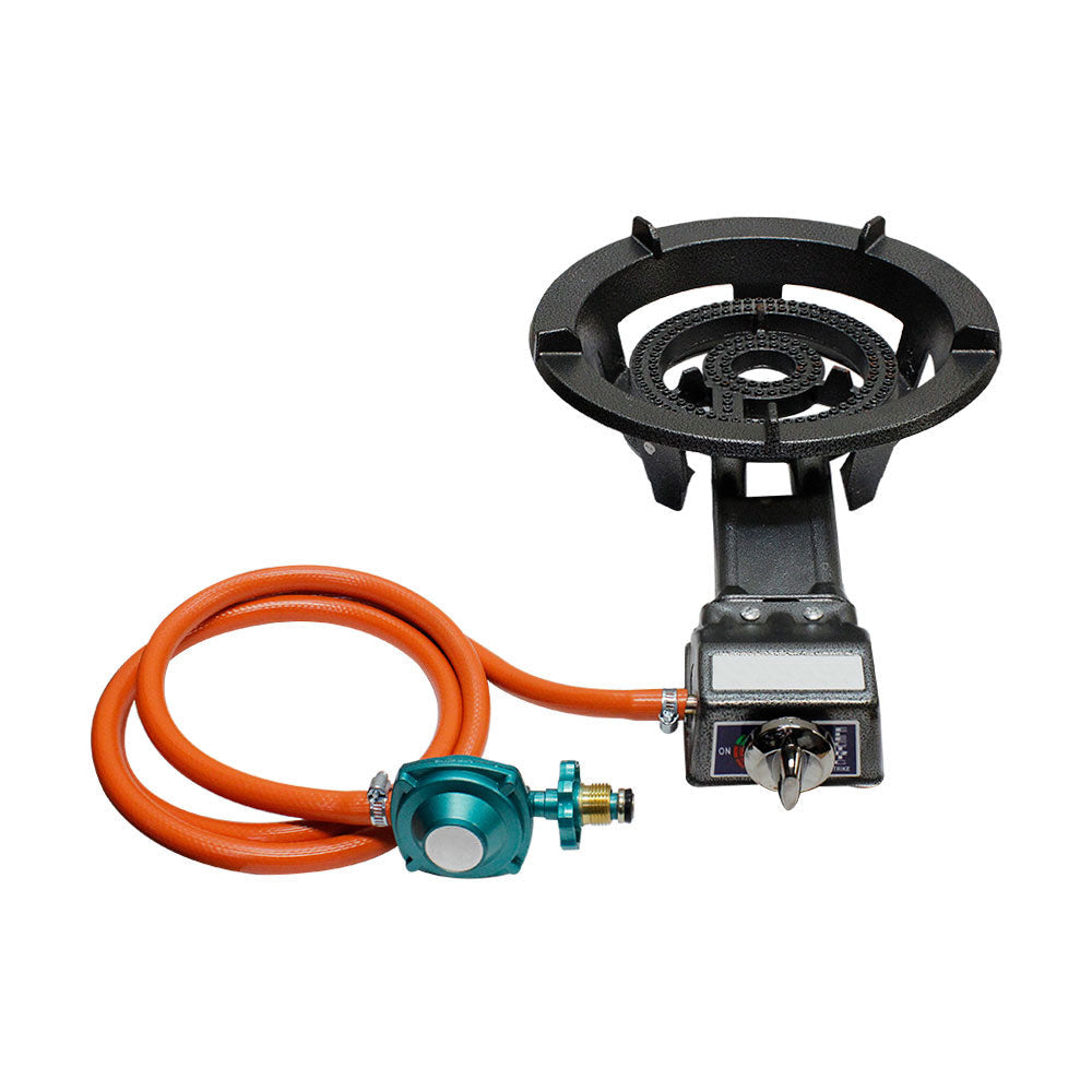 Electric Ignition Portable Propane Super Gas Stove Burner Heavy Duty Cast Iron Camping Cooker