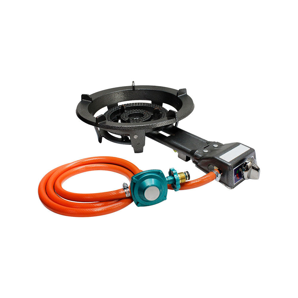 Electric Ignition Portable Propane Super Gas Stove Burner Heavy Duty Cast Iron Camping Cooker