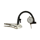Flexible Arm Vise Grip W- 1" Dial Indicator .001'' Graduation Lug Back