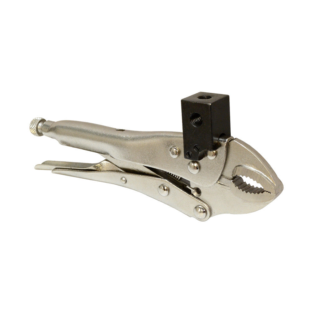 Flexible Arm Vise Grip W- 1" Dial Indicator .001'' Graduation Lug Back