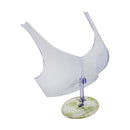 Free Standing Clear Plastic Bra Form Bikini Lingerie Display Adjustable Stand Base