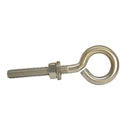 Fully Threaded Marine Stainless Steel 1/2" x 4" Turned Eye Bolt Nut and Washers
