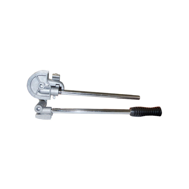 close up of 0–180 degree tube pipe bender head showing precise bending groove
