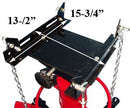 HD 1-2 Ton Hydraulic Telescopic Tall Transmission Jack 34-5-8 to 73"