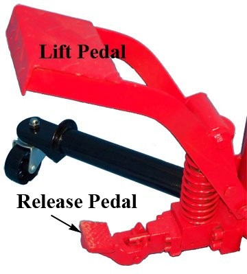 HD 1-2 Ton Hydraulic Telescopic Tall Transmission Jack 34-5-8 to 73"