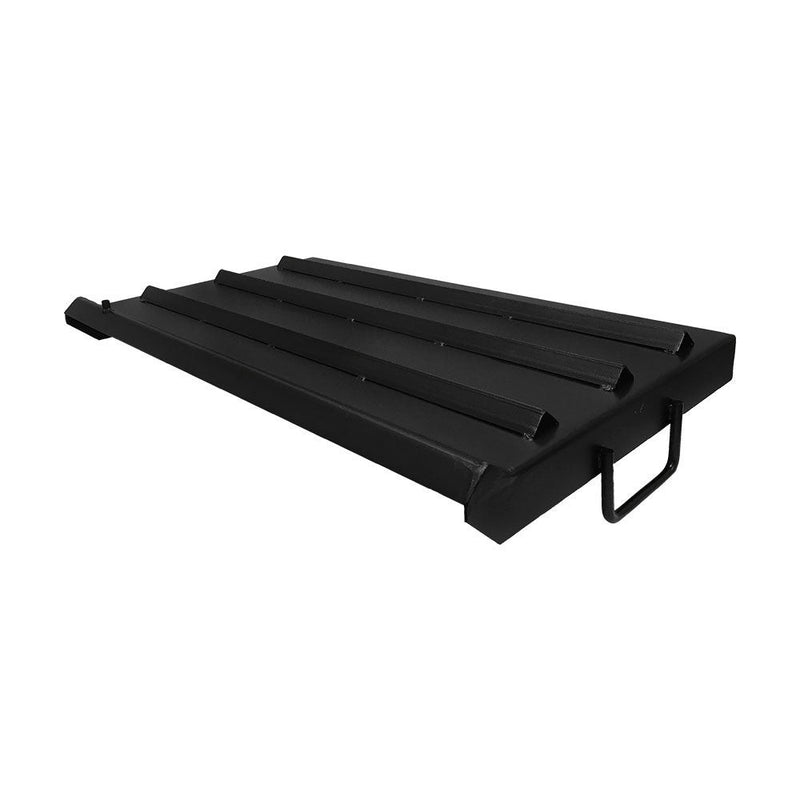 HD 32'' Black Steel Non Stick Coating Flat Top Griddle Grill Plancha For Double Burner