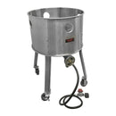 HD Stainless Steel High Pressure Propane Stove Burner W- Wheel 200,000 BTU