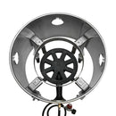 HD Stainless Steel High Pressure Propane Stove Burner W- Wheel 200,000 BTU