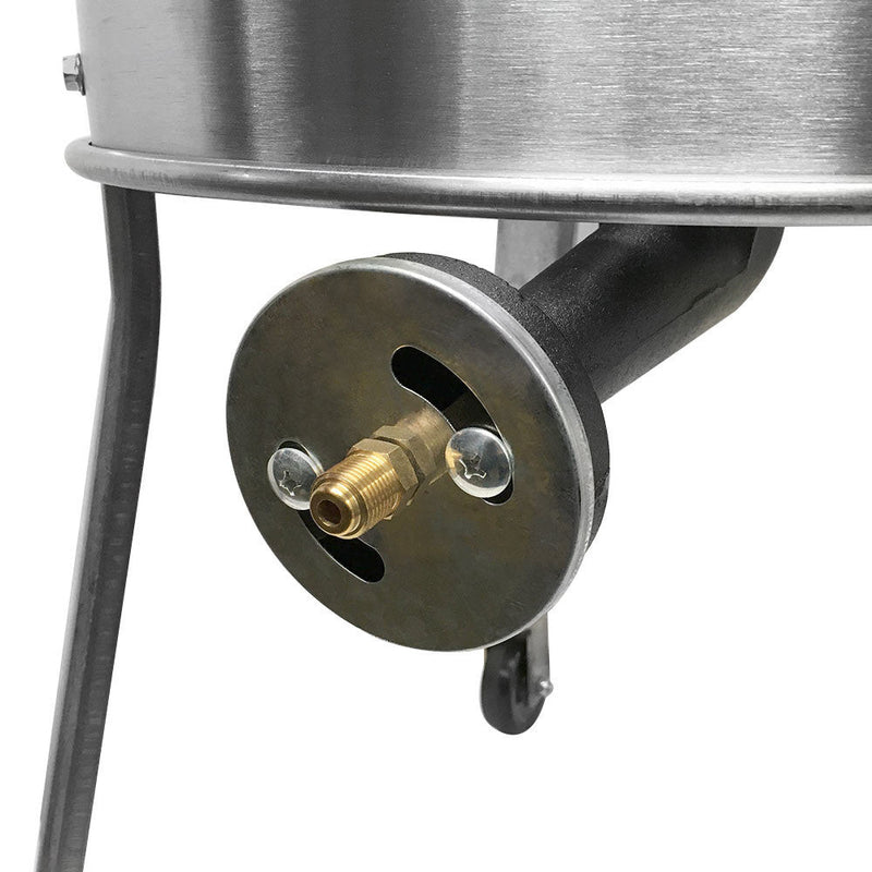 HD Stainless Steel High Pressure Propane Stove Burner W- Wheel 200,000 BTU